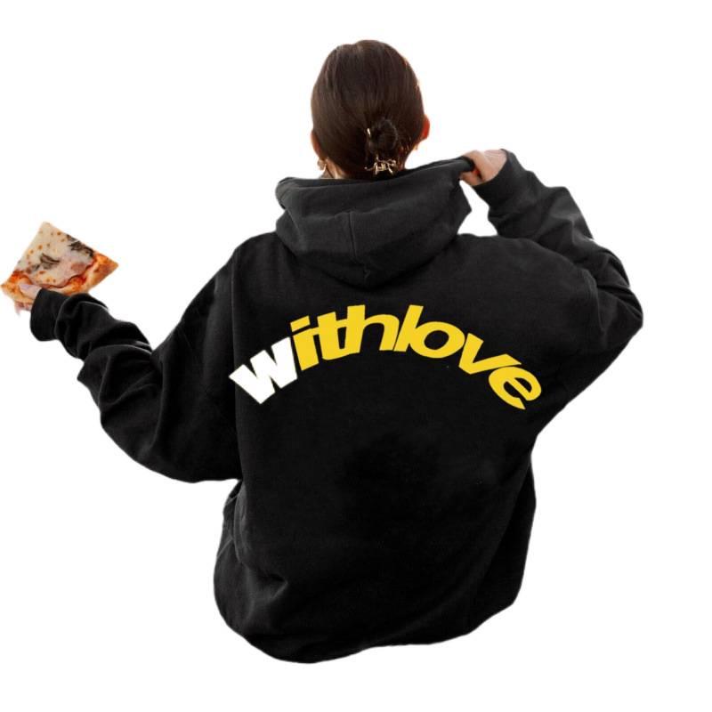 Unisex Oversized Drop Shoulder Hoodie: Trendy Sporty Casual Pullover for Autumn/Winter