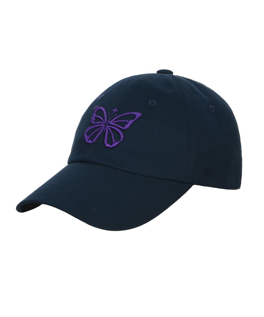 Nigaennikol Vintage Butterfly Blink Ball Cap_Navy Purple