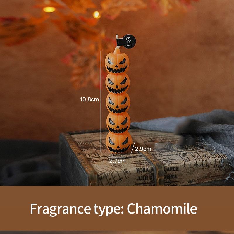 Halloween Aromatherapy Candle Set Skull+pumpkin+bone Fingers Horror Home Decoration Set Limited Edition Gift