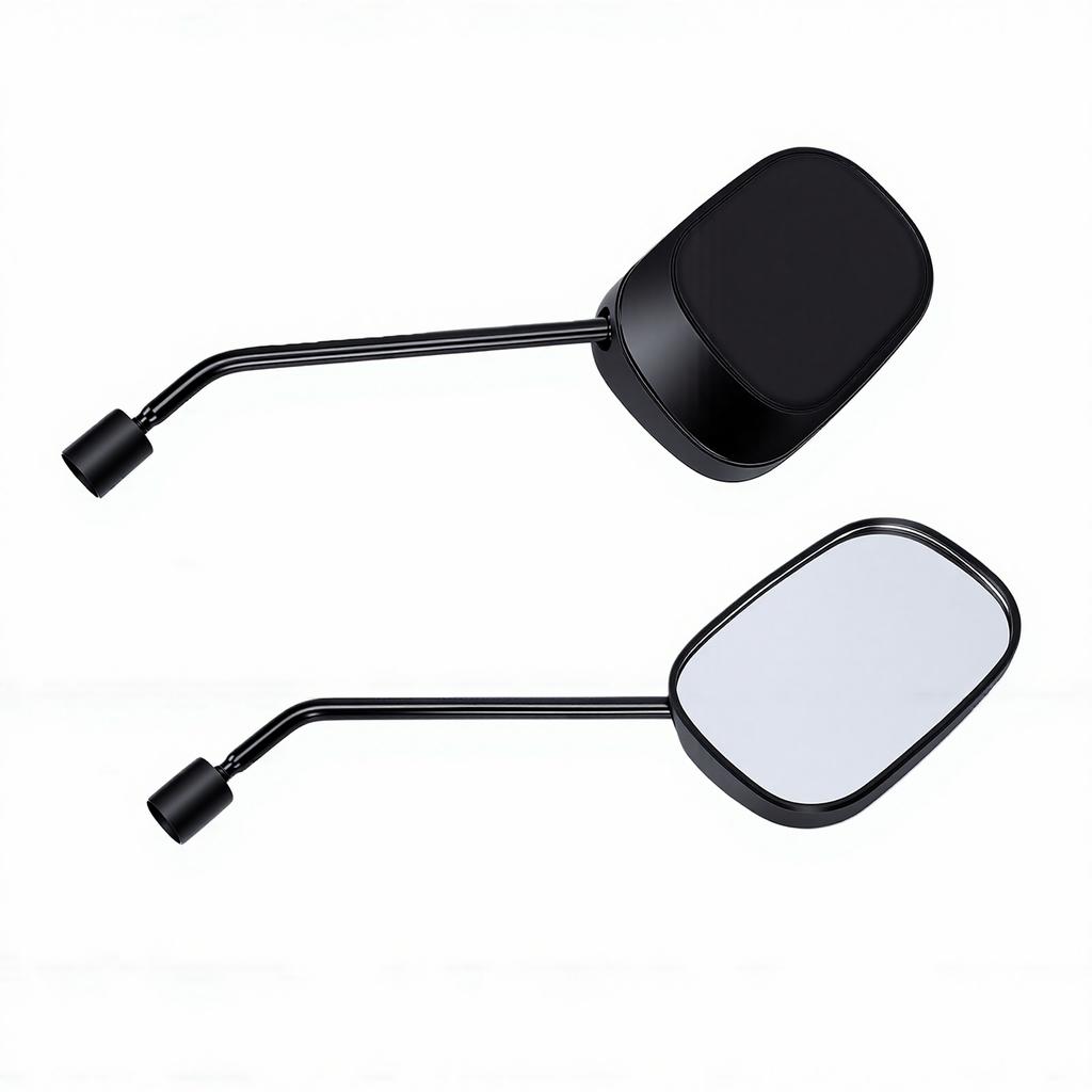 Handlebar Bike Mirrors HD Wide Vision Adjustable Angle Universal Bicycle Rear View Mirror for Motorcycle Bikes 8mm