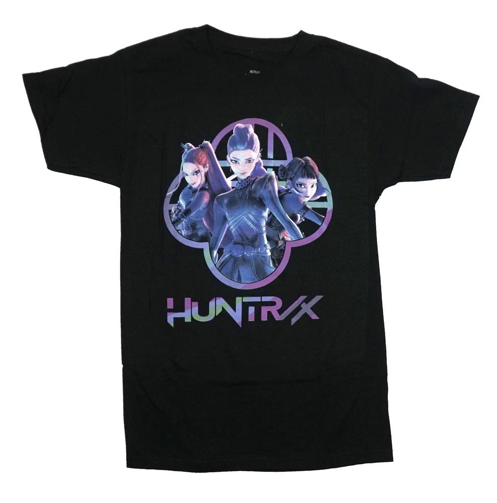 Kpop Demon Hunters New Adult Tshirt Trio Inside Huntrix Logo