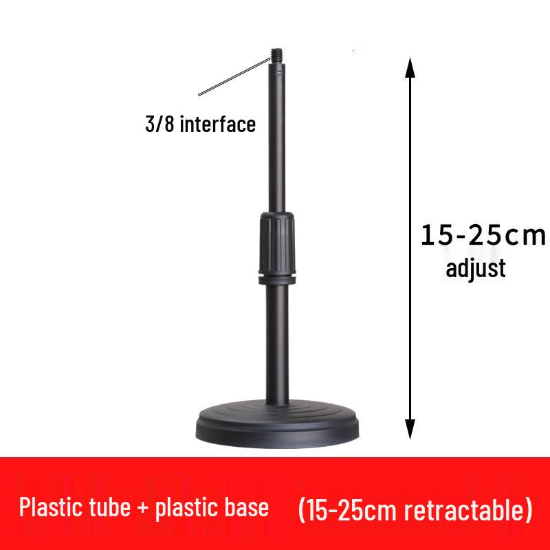 Universal Multi-functional Desktop Microphone Stand for Live Broadcast, Conferences, Speeches, Presentations, and Singing.