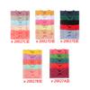 5PCS European and American Creative Soft and Comfortable Baby Nylon Bow Wide Headbands Cute Princess Hair Accessories