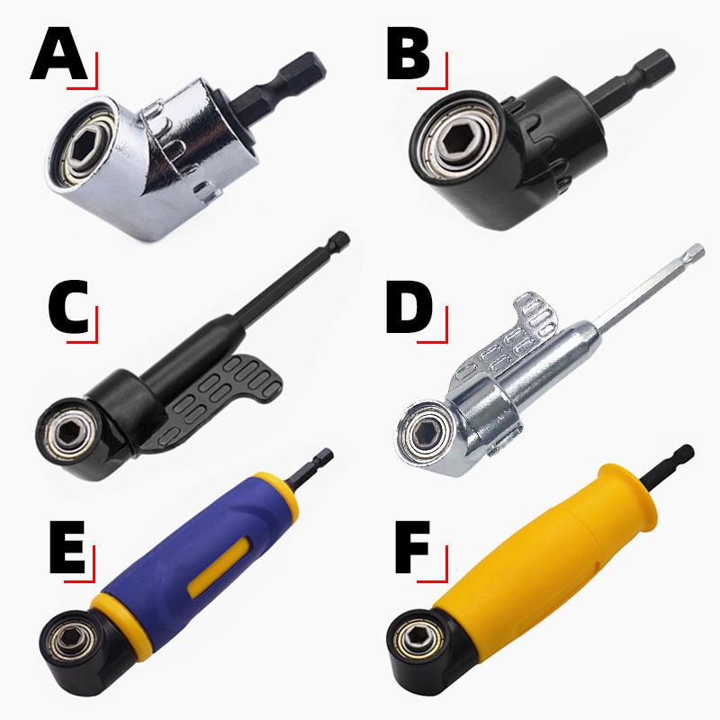 GeiBei 105° Bend Screwdriver Direction Changer with Hex Shank for Electric Drills