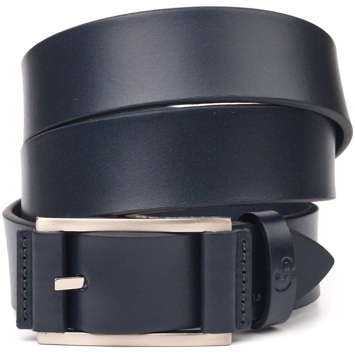 

Елегантний чоловічий ремінь під штани з натуральної шкіри GRANDE PELLE Leather Belt 21452 Синій
