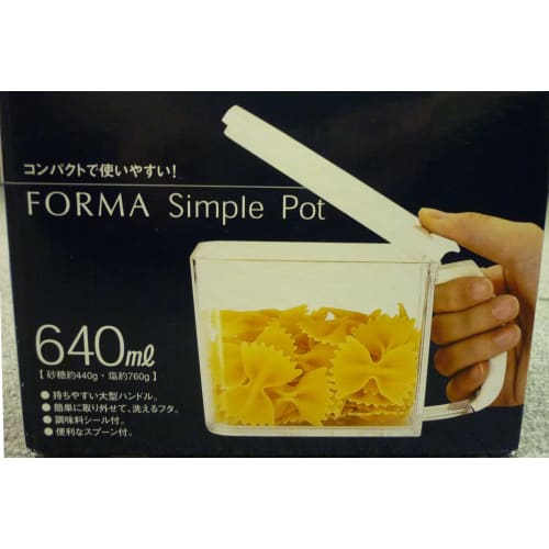 Asvel Seasoning Container "N Forma CE3" White