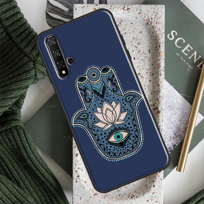 Hamsa Hand Of Fatima Art For Huawei Nova 10 9 SE 5T 12s 12i 11i Y91 Y90 Y60 Y70 Y72 Y61 P60 Pro P20 P40 P30 Lite Case