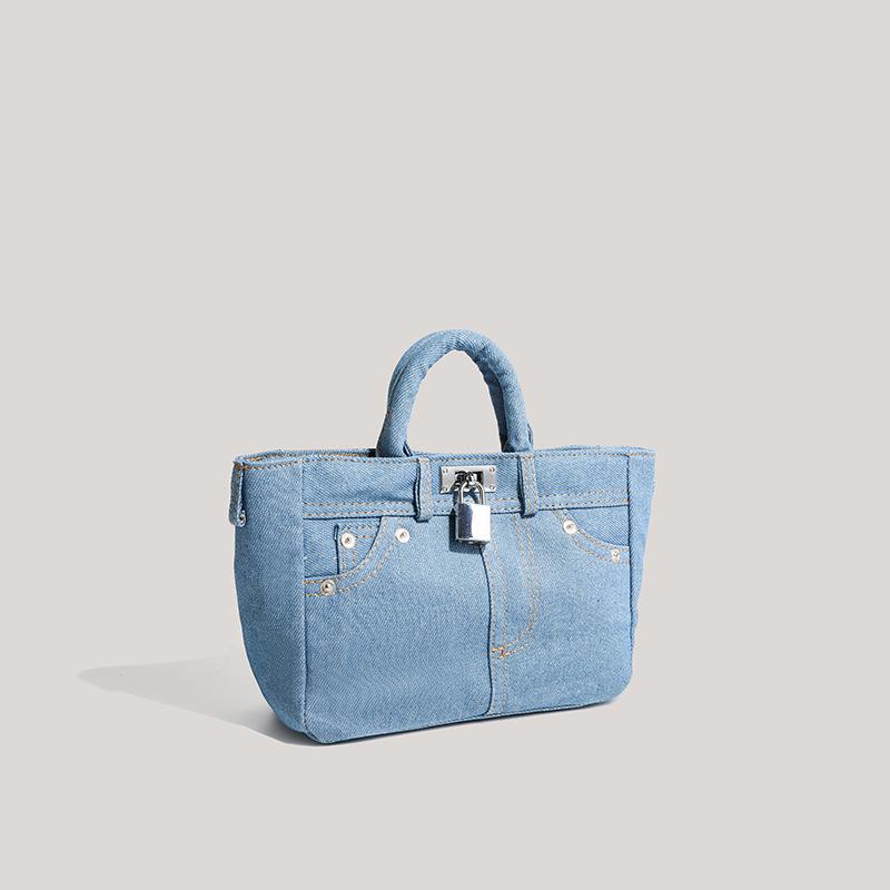 The same jeans bag fashion casual versatile handbag personalized commuting shoulder messenger bag tide