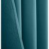 Set of 2 Soundproof and Thermal Blackout Curtains Lined with Fleece "Arctic" Peacock