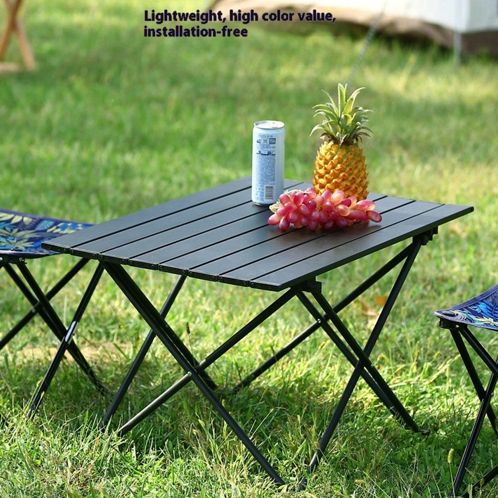 

Сверхлегкий портативный складной стол для кемпинга, складной стол для улицы, алюминиевый сплав, портативный стол для куриных рулетов для вечеринок, пикников, барбекю