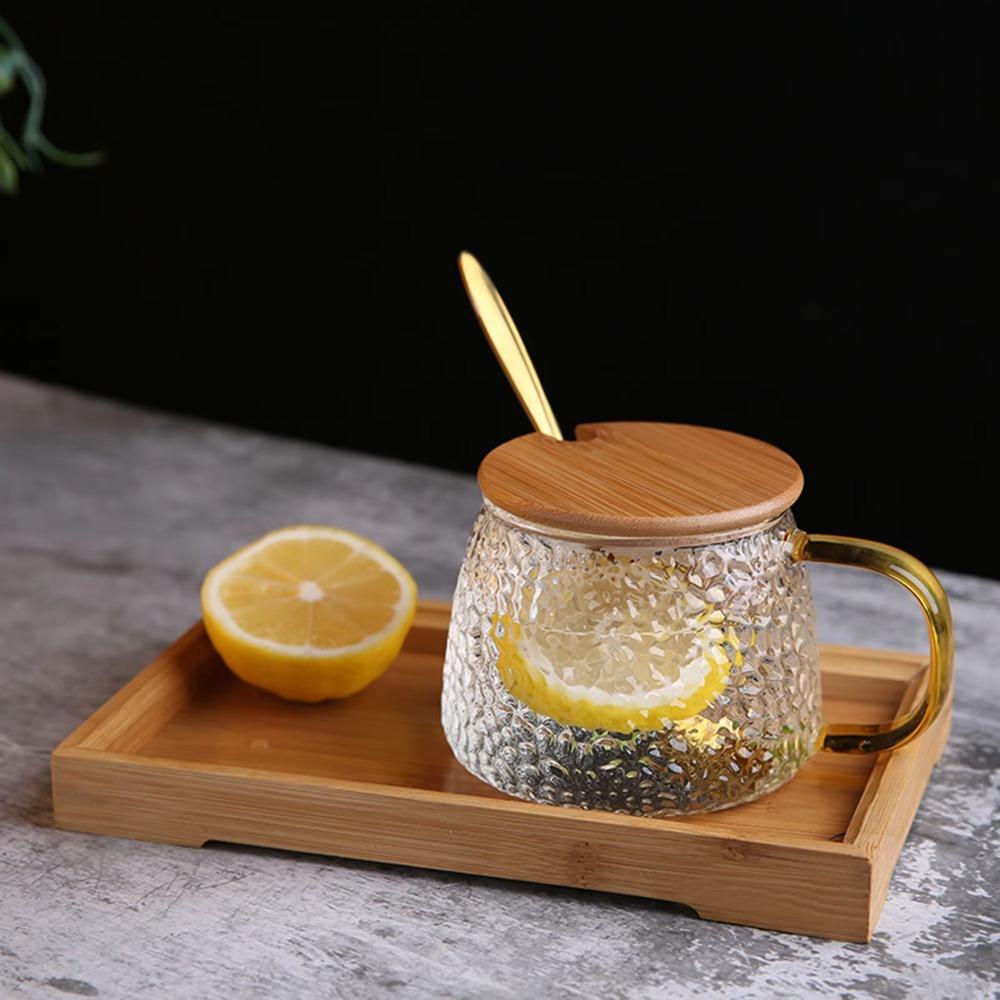 4Pcs Bamboo Can Mug Cover Sealed Mason Jar Caps Creative Cup Lids  Tableware