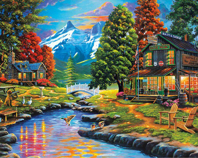 5d Diamond Painting Flower Tree Landscape Spring Diamond Embroidery Sale Rabbit Cartoon Pictures of Rhinestones Mosaic Handmade Gift