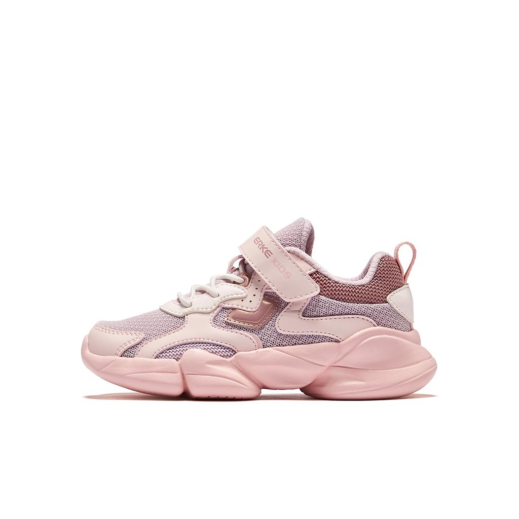 Hongxing Erke Childrens Running Shoes Kids sneaker Lotus-Pink Peony-Pink 64122120096-713