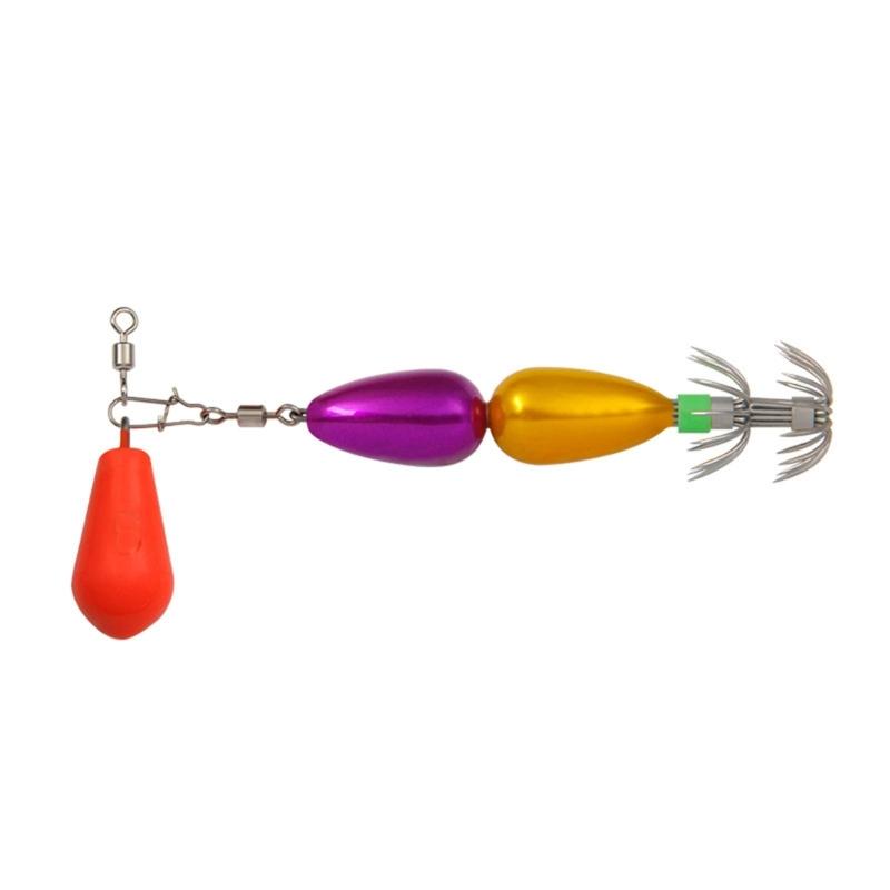Squid Jig Baits Octopuses Cuttlefish Hook  Double Layer Umbrella Hook Cuttlefish Sleeve Fishing Hook Fishing Accessories