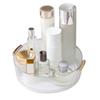 360 Rotating Cosmetic Organizer Texture Storage Rotating Makeup Desk Organizer with Handle for