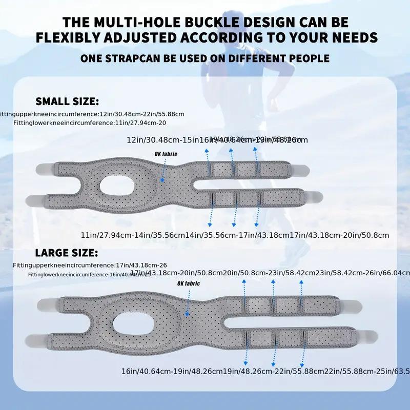 Sports Knee Pads Mountaineering Patella Knee Pads Hiking Professional Meniscus Straps Leggings Silicone Parts Shock Absorber