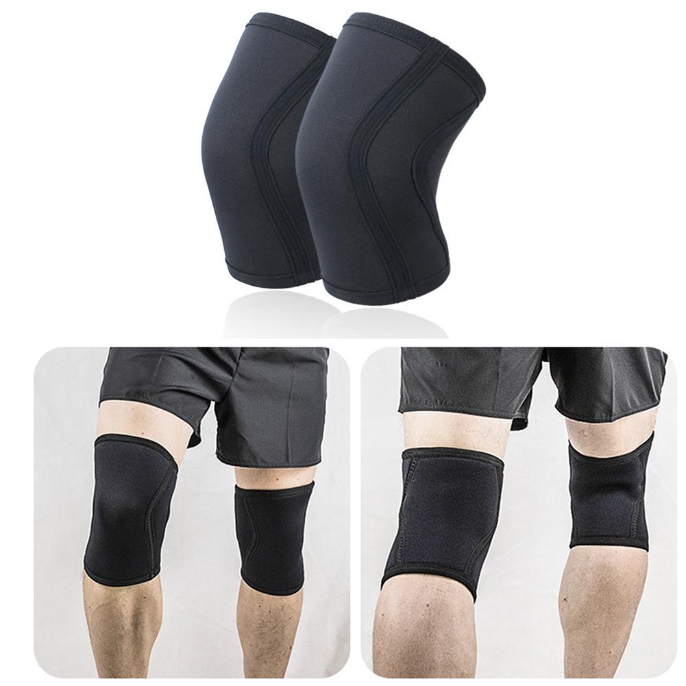 7mm Neoprene Thickened Knee Braces Non-Slip Knee Compression Sleeve Knee Support for Meniscus Tear Running Weightlifting Workout