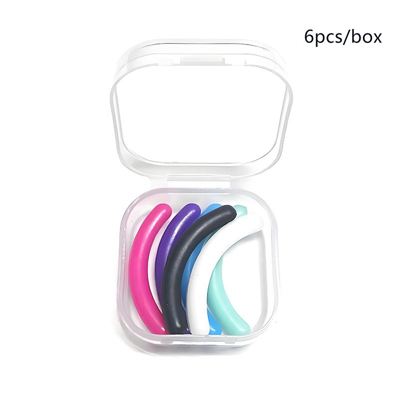 Eyelash Curler Refills Hypoallergenic Soft Rubber Pad For Universal Eyelash Curler With Storage Box Salon-Grade Anti-Slip Design