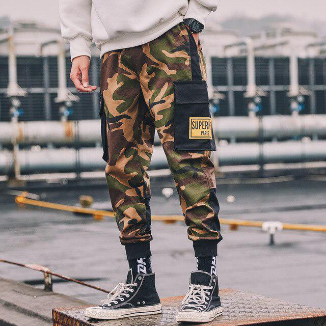 Adolescentes pantalones casuales hombres estilo primavera mono de camuflaje  hombres deportes pies pequeños pantalones deportivos hombres comprar a buen  precio — entrega gratuita, reseñas reales con fotos — Joom