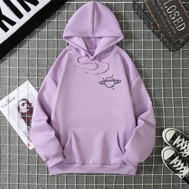 2026 Winter New Women's Hoodie High Street Unisex Style Double Pockets Sweatshirts Outerwear Plus-Size Women's Clothing CYXX248