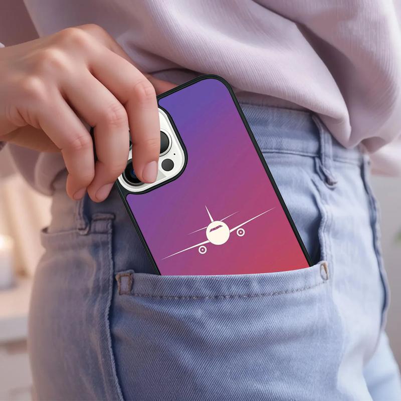 Aircraft Plane Airplane Phone Case For iPhone 17 Air 15 16e 14 13 Pro Max Coque 12 11 Pro Max PLUS cover