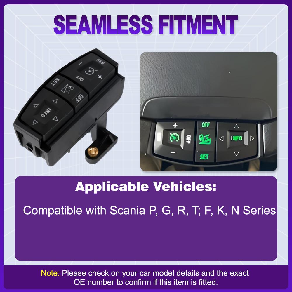 Car Steering Wheel Control Switch Cruise Control For SCANIA P G R T Series Truck 1486286 1486287