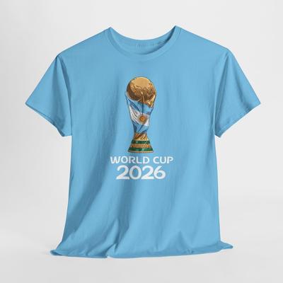 Argentinien Weltmeisterschaft 2026 Unisex T-Shirt, Fußballmannschaft T-Shirt, Geschenk für Sportfans,