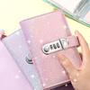 Money Organiser Notebook with Password Lock 50 Clear Plastic Sleeve Portable Money Saving Book for Travel and Daily Use