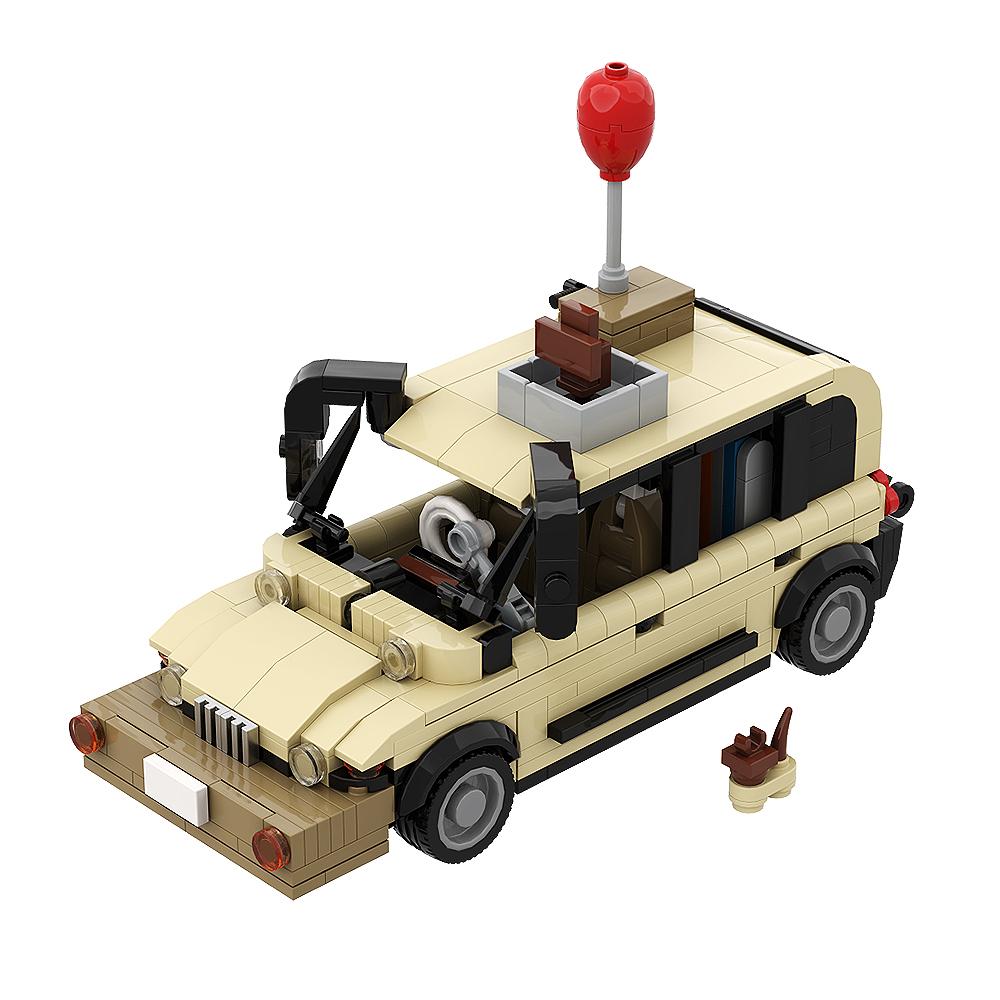Нетоксичный Moc-143567 Ровер Джеймс Модель Городская Дорожная Гонка Кирпичный Строительный Блок