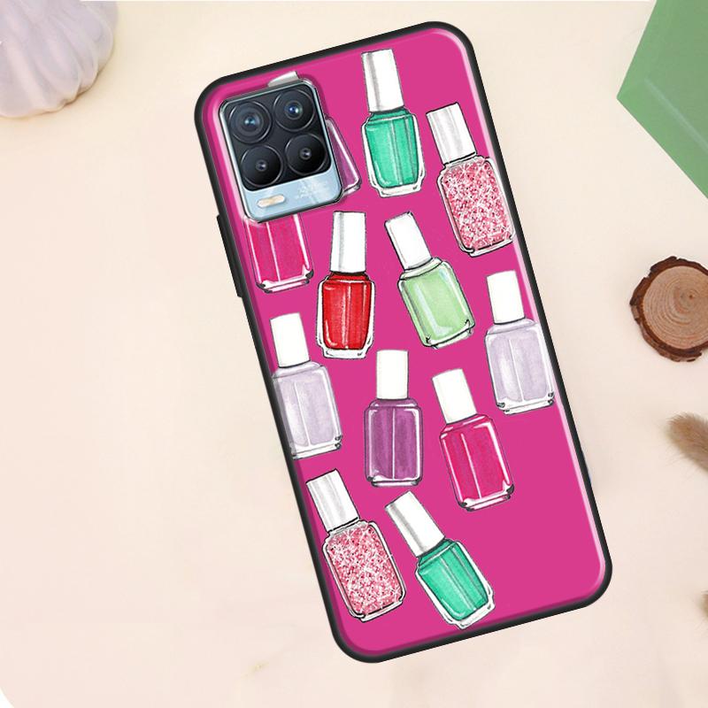 Schöne Nagellack-Emaille-Farbhülle Für Realme C63 C61 C65 C67 C75 C55 C51 C53 C35 C71 11 12 13 14 15 Pro Plus GT6 GT7 Pro