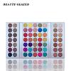 Genuine Beauty 63-Color Double-Door Eyeshadow Palette - Shimmer & Matte for Students and Stage Makeup.