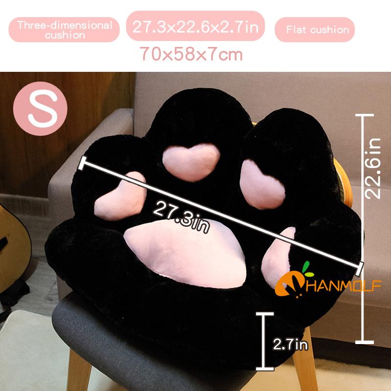 Cat'S Paw Plush Pillow Stuffed Fluffy Chair Sofa Cartoon Animal Seat Cushion Indoor Floor Decoration For Cats Dogs Present