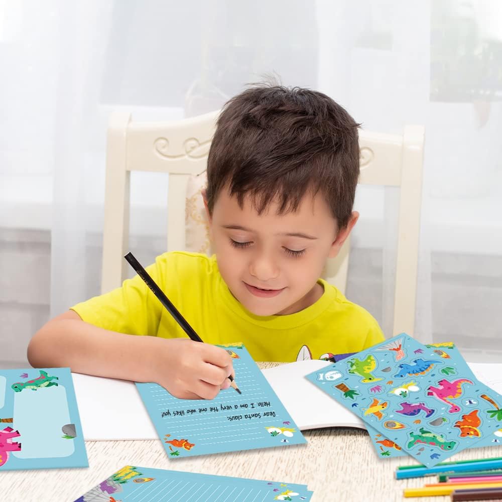 Cute Stationary kit Stationey Sets for girls and Boys, Stationery Paper With Lines Stationary Letter And Envelopes Set For Kids, 30 Writing Paper and