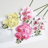 3D Phalaenopsis Orchid Film Simulation Flower for DIY Floral Decoration - Soft Artificial Orchid for Hotels & Weddings.