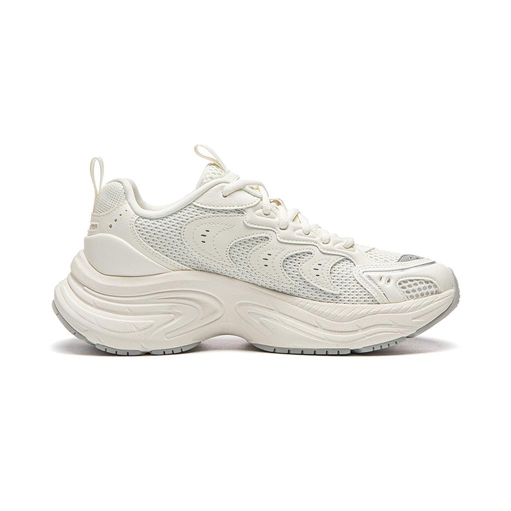 Li Ning Crescent Retro Y2K Functional Fashion Trend Versatile Soft Comfortable Lightweight Shock Absorption Breathable Low Top Casual Shoes AGCW156-5