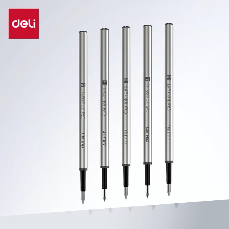 Deli Smooth Retractable Gel Pen Refills