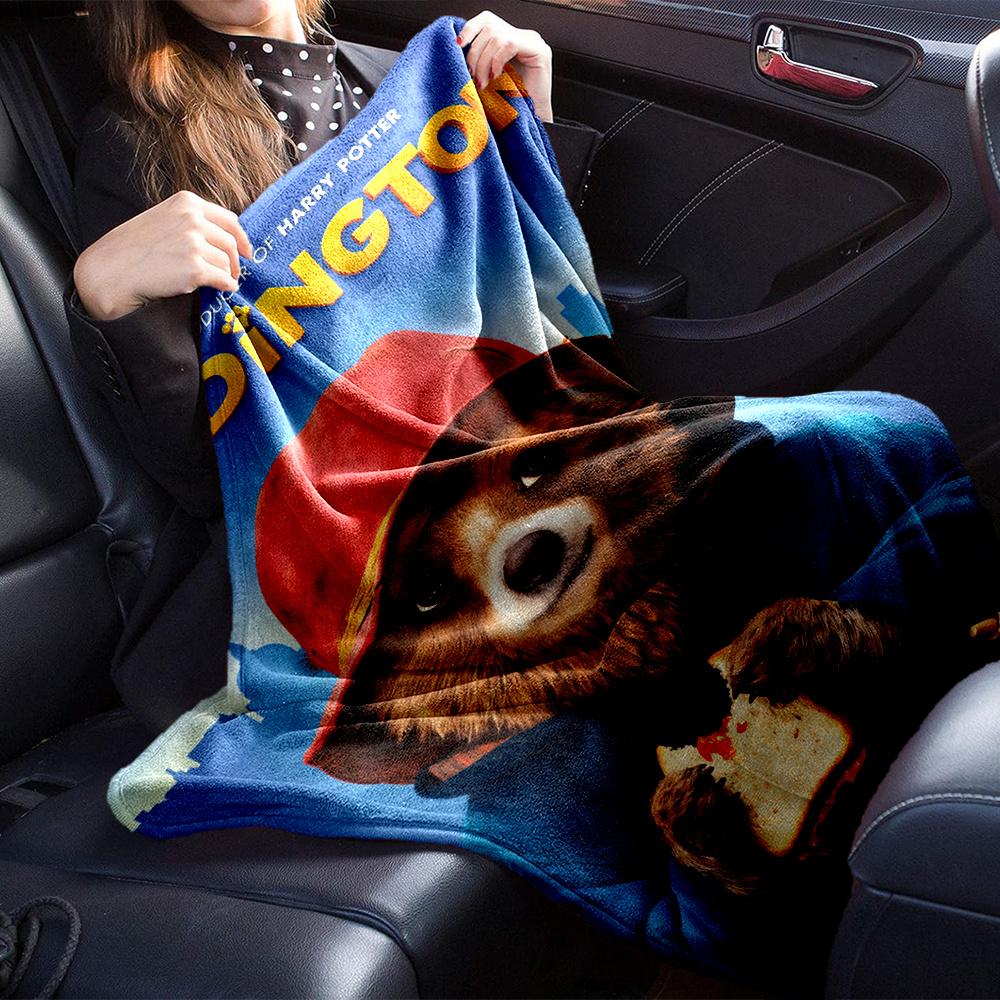 Paddington Bear Blanket, High quality Comfortable for All Seasons, Home Decor, Warmth and Comfort