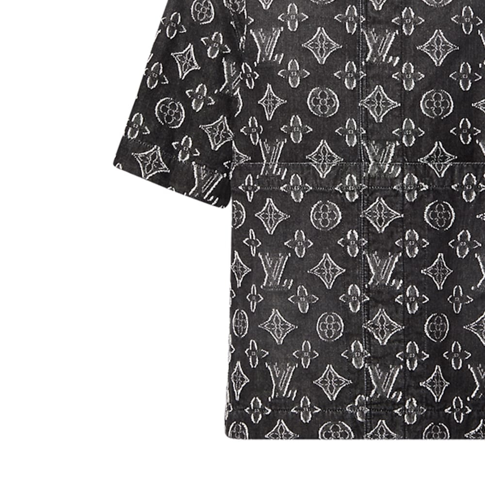 LOUIS VUITTON Shirt Men's Black 1ABYOM