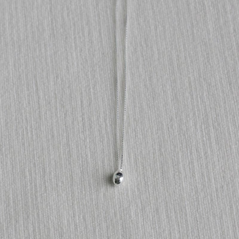 NORMALLEE [Silver 925] Egg Necklace