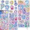 3D Pukupuku Stickers of 3 Tweezers with for Planner Diary Cell Phone DIY Birthday Craft Decorative Stickers of Water-filled (Set + Included) Sequins,