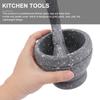 Garlic Press Grinder Pp Plastic Pestle Bowl Set For Spice Herb Crushing Kitchen Tools Garlic Pounder Easy Clean Modern