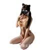 Sexy retro strappy erotic lingerie pure desire bow ruffled backless women's bodysuit free suit