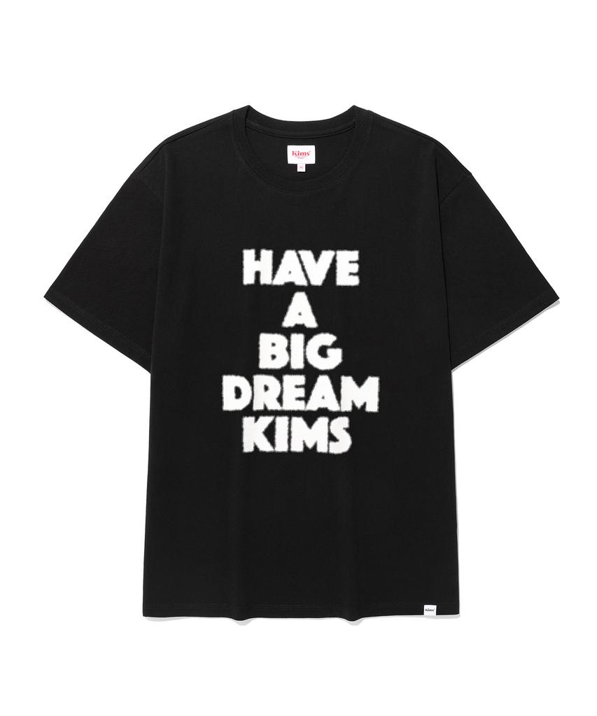 Kimseupeulesikoteunmakes (Unisex) Big Dream Tee Black