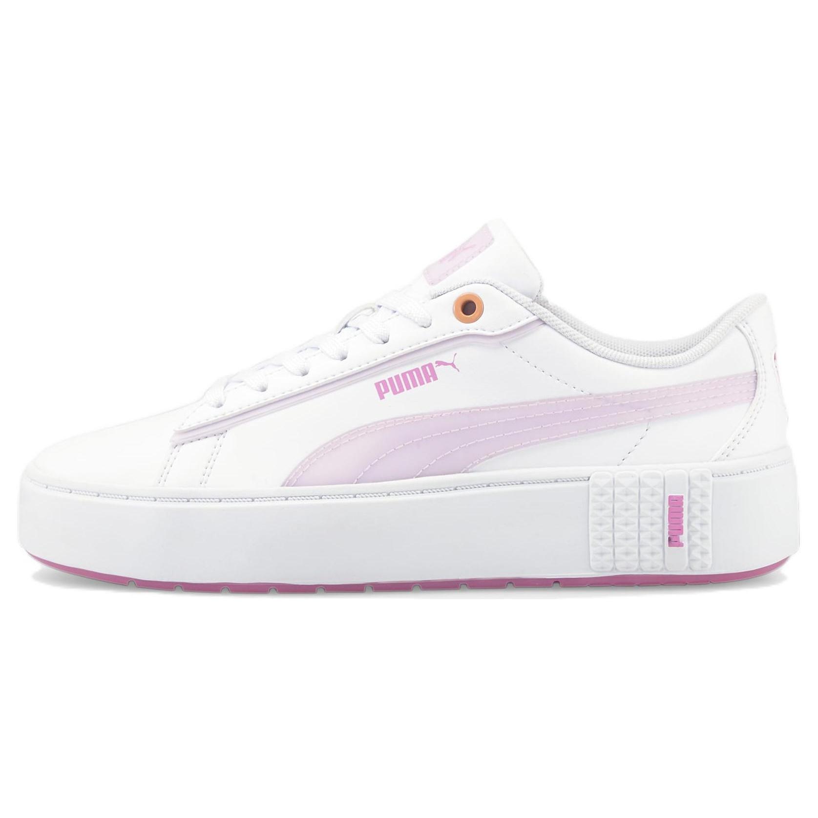 (WMNS) PUMA Smash Platform V2 Candy - White Lavender Fog Women s 383878-01 EU 37