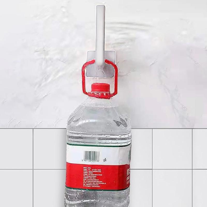 L-förmige Hutaufhänger Baseballkappenhalter Wandmontierter Kleiderbügel Selbstklebender Hutständer Badezimmerzubehör