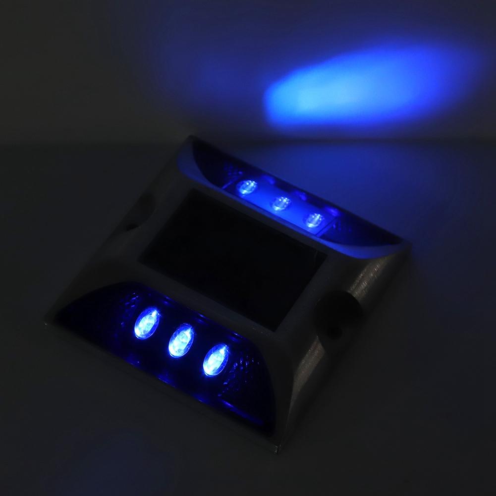 Ground Lights LED Solar Power Ground Marker Lights Waterproof Outdoor Driveway Road Highway Spike Lamp Solar Power Ground Light