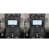 Für Nissan 350Z 2006-2009 3 Stücke Real Carbon Fiber GPS Display Rahmen Innen Aufkleber Trim Auto Innen