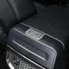 2PCS ABS Black Carbon Fiber Silver Storage Box Button Frame Cover Trim For KiA TASMAN 2025 2026 Accessories