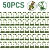 100-10PCS Plant Climbing Wall Self-Adhesive Fixed Buckle Hook Fastener Tied Fixture Buckle Garden Plant Wall Climbing Vine Clips