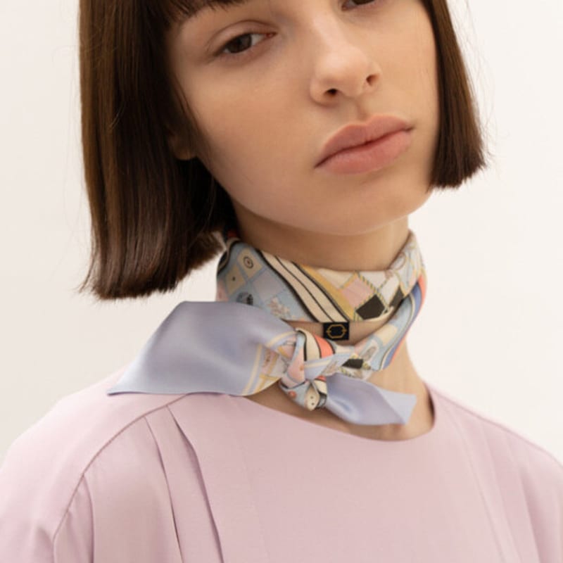 

Saint Luxure Spring Scarf Petite Twilly Lyle SL21SSTLI 1_PURPLE